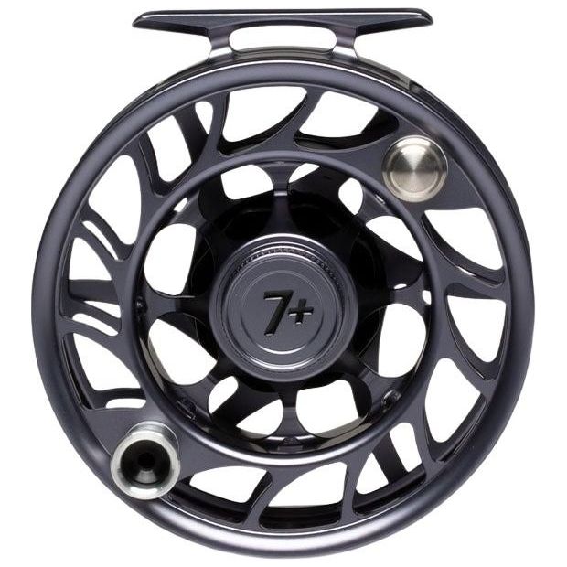 Hatch Iconic Fly Reel 7 Plus Large Large Arbor Gray / Black Image 01