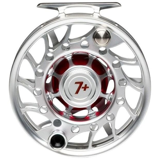 Hatch Iconic Fly Reel 7 Plus Mid Large Arbor Clear / Red Image 01