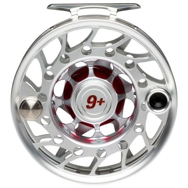 Hatch Iconic Fly Reel 9 Plus Mid Large Arbor Clear / Red Image 01